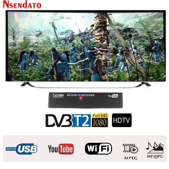 DVB-T2 Tuner Receiver 1080P HDMI DVBT2 HD Decoder TV TV Tuner Receiver MPEG4 PVR DVB T2 USB2.0 Set Top Boxes For Monitor Adapter
DVB-T2 Tuner Receiver 1080P HDMI DVBT2 HD Decoder TV TV Tuner Receiver MPEG4 PVR DVB T2 USB2.0 Set Top Boxes For Monitor Adapter