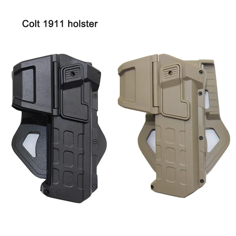 Tactical Movable Gun Holster For Colt 1911 Airsoft Pistol Holster Gun Case with Flashlight Laser Mounted Hunting Accessorie
Tactical Movable Gun Holster For Colt 1911 Airsoft Pistol Holster Gun Case with Flashlight Laser Mounted Hunting Accessorie