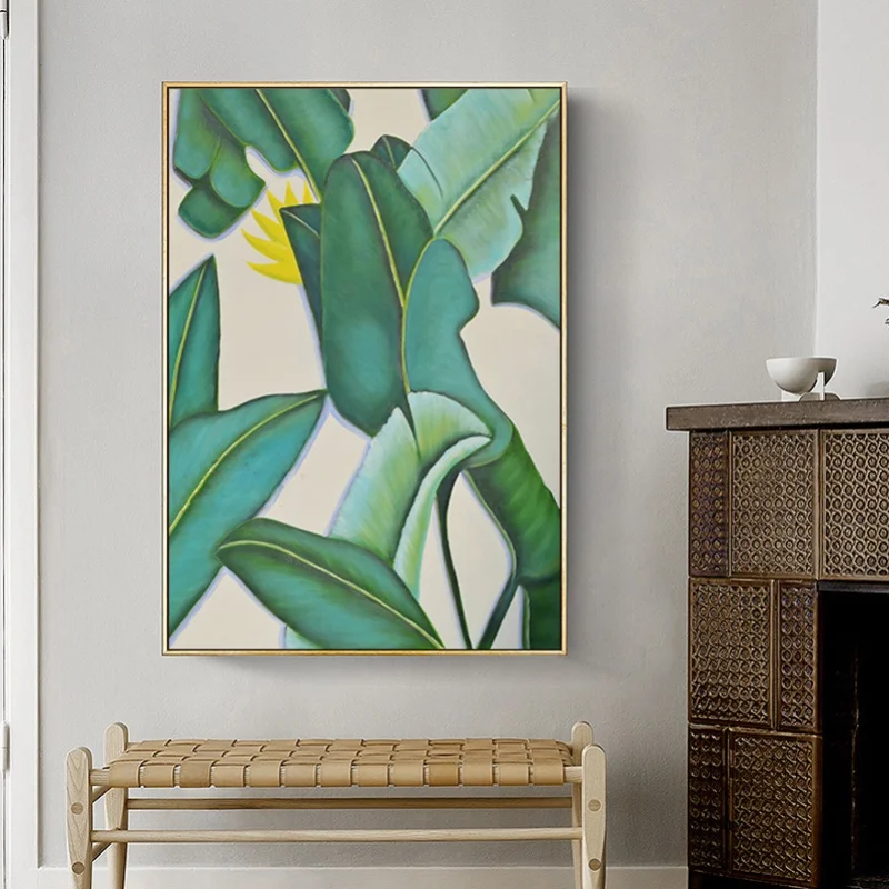 Model Room Paintings Wall Decor Banana Tree Landscape Decorative Painting Library Hanging Painting Handmade Oil Painting
Model Room Paintings Wall Decor Banana Tree Landscape Decorative Painting Library Hanging Painting Handmade Oil Painting