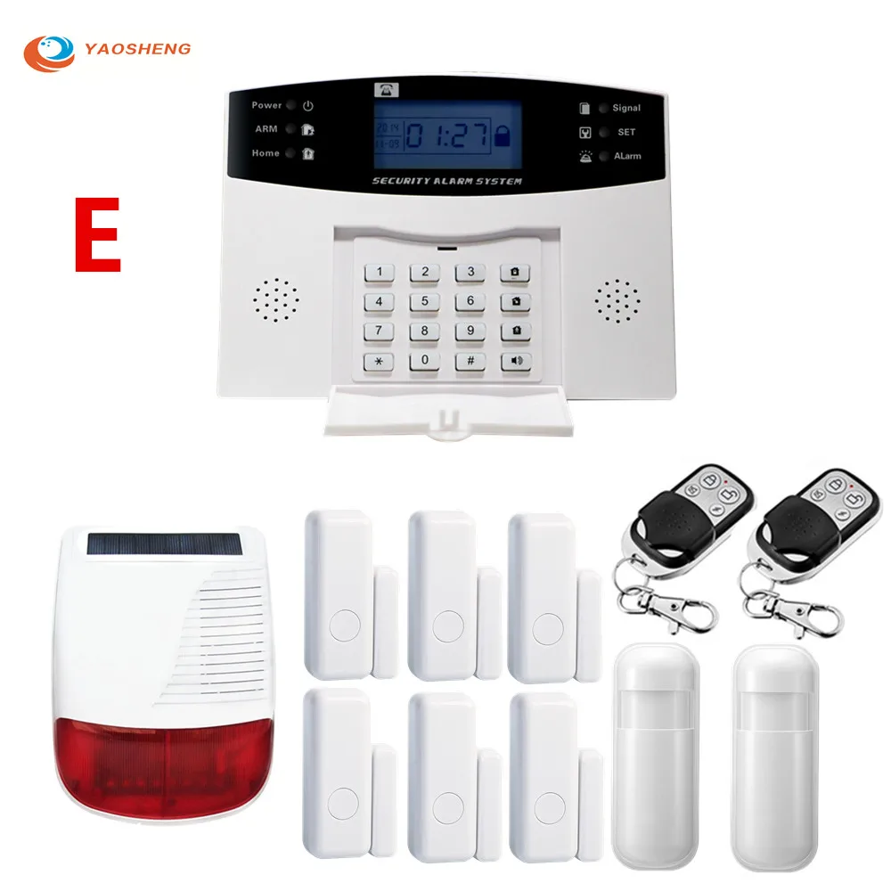 Wired Wireless Home Security Alarm System Kit with Wireless light Flash Strobe Outdoor Waterproof Siren GSM Alarm
Wired Wireless Home Security Alarm System Kit with Wireless light Flash Strobe Outdoor Waterproof Siren GSM Alarm
