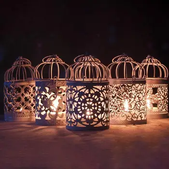 1pc Hollow Candlestick Tealight Hang Lantern Bird Cage Vintage Metal Candle Holder Home Party Weeding decoration festivals
1pc Hollow Candlestick Tealight Hang Lantern Bird Cage Vintage Metal Candle Holder Home Party Weeding decoration festivals