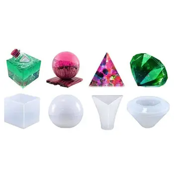 10 Shapes Dice Fillet Square Triangle Dice Mold Dice Digital Game Silicone Mould
10 Shapes Dice Fillet Square Triangle Dice Mold Dice Digital Game Silicone Mould