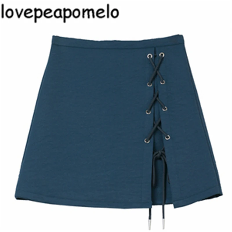 Lady Trendy 2022 Autumn Women's Skirts Drawstring Bandage A-Line Buttocks Skirt Korea Style Mini Skirts High Waist Split Female
Lady Trendy 2022 Autumn Women's Skirts Drawstring Bandage A-Line Buttocks Skirt Korea Style Mini Skirts High Waist Split Female