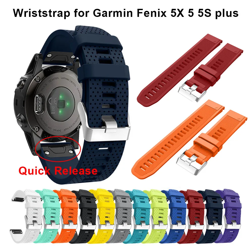 20 22 26mm Wrist Band Strap for Garmin Fenix 6X 6 6S 5X 5 5S Plus 3 HR Forerunner 935 watchband Quick Release Easy fit Bracelet
20 22 26mm Wrist Band Strap for Garmin Fenix 6X 6 6S 5X 5 5S Plus 3 HR Forerunner 935 watchband Quick Release Easy fit Bracelet