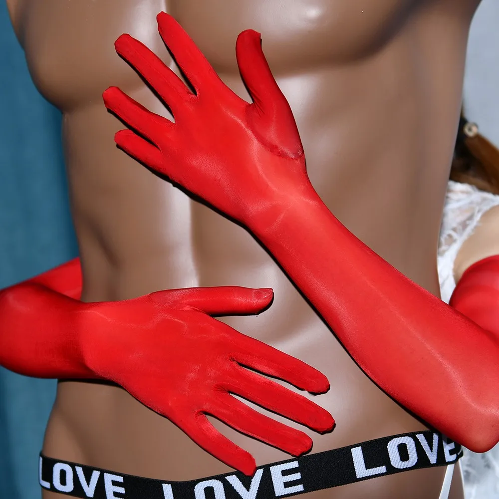 Unisex Women Oil Gloosy Sheer Shiny See Through Long Gloves Ladies Seamless Bridal Pantyhose Adult Tights Stockings Finger Glove
Unisex Women Oil Gloosy Sheer Shiny See Through Long Gloves Ladies Seamless Bridal Pantyhose Adult Tights Stockings Finger Glove