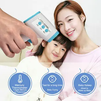 Infrared Electronic Thermometer LCD Digital Non-contact IR Thermometer Forehead Temperature Fever Measure Tool for Baby Adult
Infrared Electronic Thermometer LCD Digital Non-contact IR Thermometer Forehead Temperature Fever Measure Tool for Baby Adult