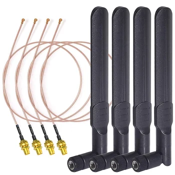 Dual Band WiFi 2.4GHz 5GHz 5.8GHz 8DBi RP-SMA Male Antenna 20cm 8 Inch RG178 U.FL IPX IPEX to RP-SMA Female Cable 4-Pack
Dual Band WiFi 2.4GHz 5GHz 5.8GHz 8DBi RP-SMA Male Antenna 20cm 8 Inch RG178 U.FL IPX IPEX to RP-SMA Female Cable 4-Pack