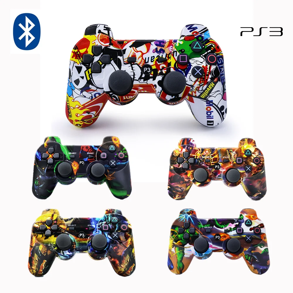 Wireless Bluetooth Gamepad for PS3 Joystick Controller New Color Joypad with Dualshock 3 Switch Console Games Accessories
Wireless Bluetooth Gamepad for PS3 Joystick Controller New Color Joypad with Dualshock 3 Switch Console Games Accessories