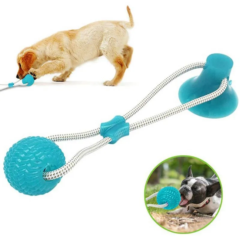 Игрушки для домашних животных с присоской игрушка собак мячом из