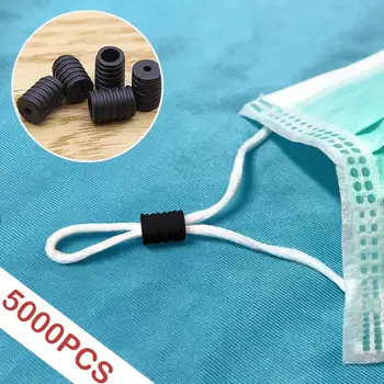 5000PCS Rope Cord Lock Silicone Toggles for Drawstrings Mask Elastic Cord Adjuster Non Slip Stopper Elastic Buckle 5FM
5000PCS Rope Cord Lock Silicone Toggles for Drawstrings Mask Elastic Cord Adjuster Non Slip Stopper Elastic Buckle 5FM