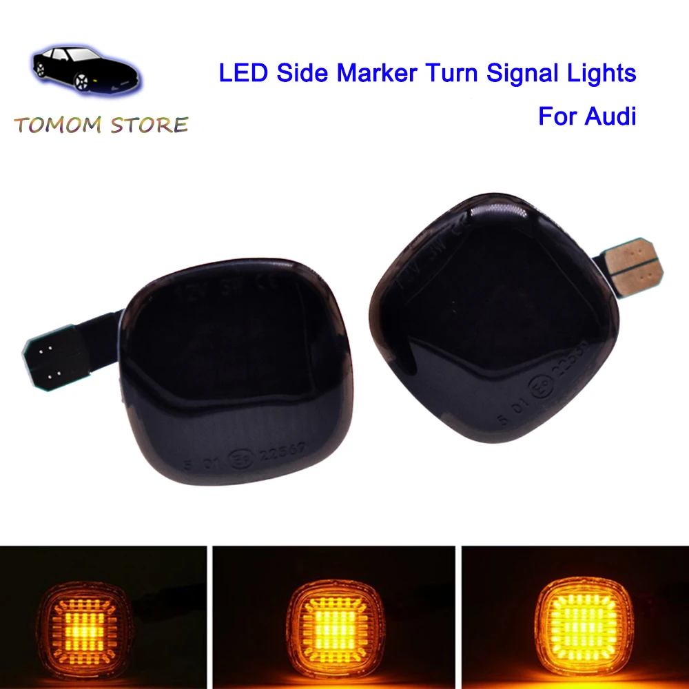 For Audi A3 A4 A4 S4 B5 A8 LED Amber dynamic side turn signal indicator lights car accessories
For Audi A3 A4 A4 S4 B5 A8 LED Amber dynamic side turn signal indicator lights car accessories