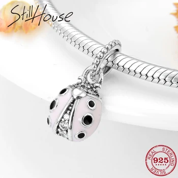 Lovely Ladybug 925 Sterling Silver Pink Beads Fit Original European Charm Bracelet Bangle Jewelry making 
Lovely Ladybug 925 Sterling Silver Pink Beads Fit Original European Charm Bracelet Bangle Jewelry making