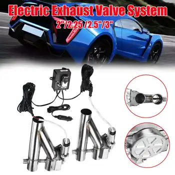 2x Electric Exhaust Cutout Kit Y pipe Exhaust Control Valve With Dual Valve System Switch Remote Control Kit 2'' 2.25'' 2.5" 3"
2x Electric Exhaust Cutout Kit Y pipe Exhaust Control Valve With Dual Valve System Switch Remote Control Kit 2'' 2.25'' 2.5" 3"