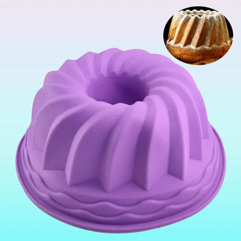 Large Silicone Pastry Reusable Mould Mold Cake Bread Swirl Pan DIY Bakeware Silicone mold
Large Silicone Pastry Reusable Mould Mold Cake Bread Swirl Pan DIY Bakeware Silicone mold