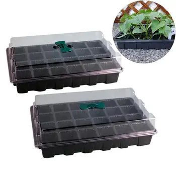 24-Hole Home Garden Balcony Nursery Seedling Tray Plant Growing Holder Plate Strengthen ventilation and reduce moisture
24-Hole Home Garden Balcony Nursery Seedling Tray Plant Growing Holder Plate Strengthen ventilation and reduce moisture