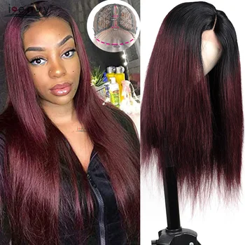 1B 99J Lace Front Human Hair Wigs Ombre Human Hair Wigs Straight 180% Remy Peruvian Red 13*1 Middle Part Burgundy Lace Front Wig
1B 99J Lace Front Human Hair Wigs Ombre Human Hair Wigs Straight 180% Remy Peruvian Red 13*1 Middle Part Burgundy Lace Front Wig