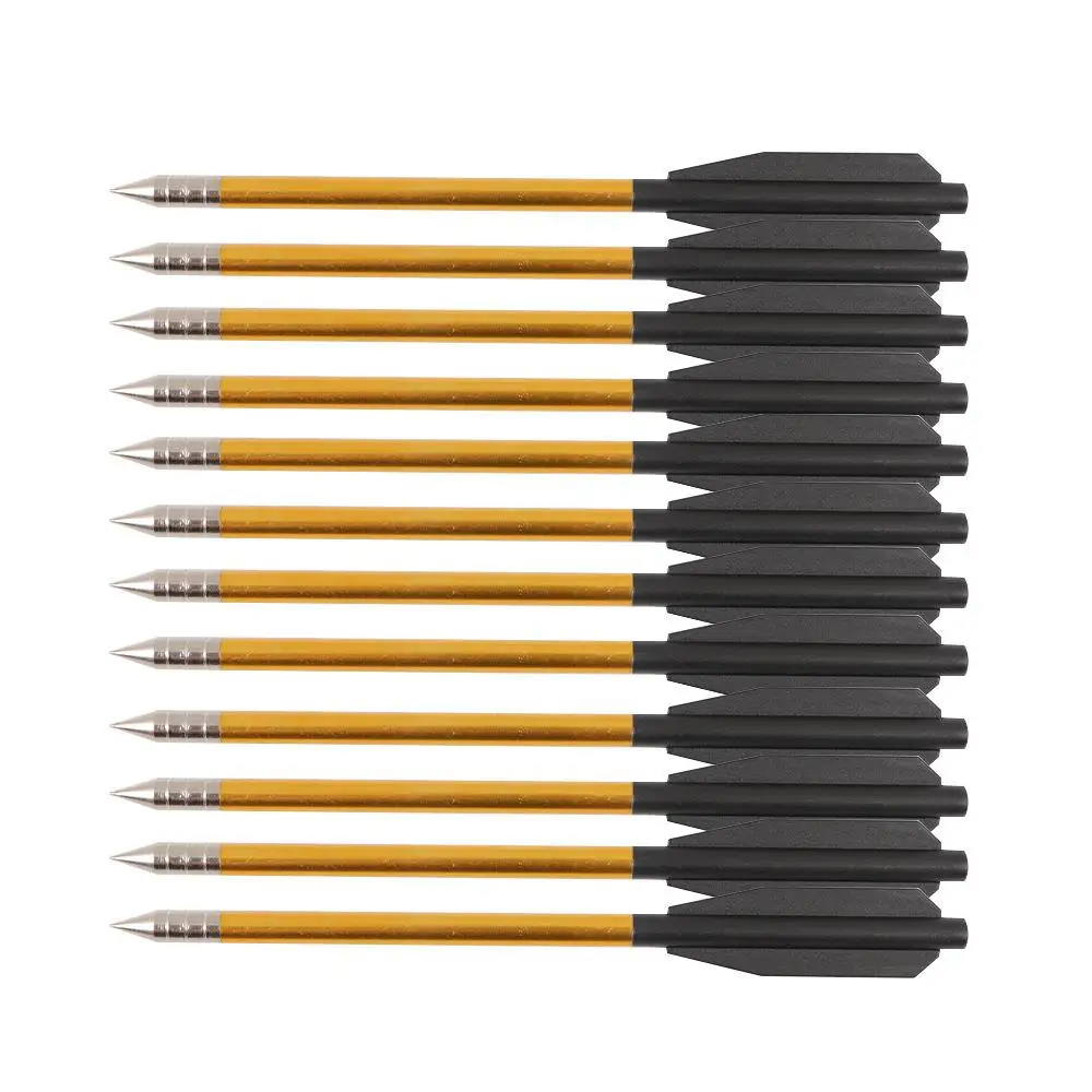 HiMISS Aluminium Crossbow Bolts Arrows 6.5" Steel Tips Arrows for 50-80lbs Crossbow
HiMISS Aluminium Crossbow Bolts Arrows 6.5" Steel Tips Arrows for 50-80lbs Crossbow