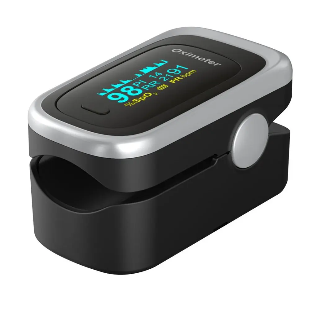 1 pcs Finger clip oximeter Finger pulse heartbeat pulse Blood oxygen saturation detector HD display screen
1 pcs Finger clip oximeter Finger pulse heartbeat pulse Blood oxygen saturation detector HD display screen
