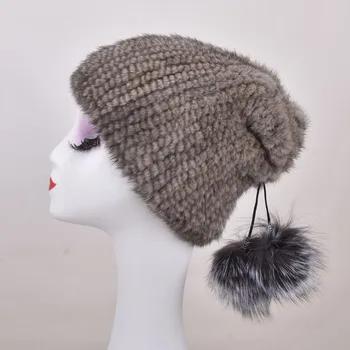 Winter hats for wome Genuine Mink Fur Elastic Strap beanie hat New knitted Real Mink Fur skullies beanies Fox Fur Pompom
Winter hats for wome Genuine Mink Fur Elastic Strap beanie hat New knitted Real Mink Fur skullies beanies Fox Fur Pompom