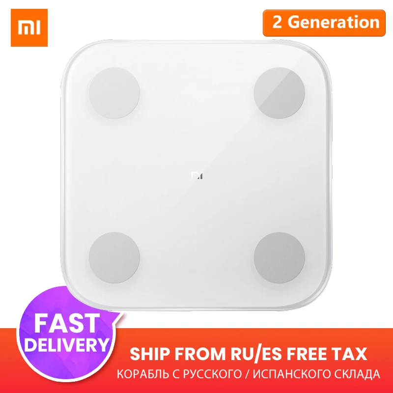 Original Xiaomi Body Fat Scale 2 Bluetooth 5.0 Balance Test Smart Composition Scale 2 13 Body Data BMI Muscle Rate Health Scale
Original Xiaomi Body Fat Scale 2 Bluetooth 5.0 Balance Test Smart Composition Scale 2 13 Body Data BMI Muscle Rate Health Scale