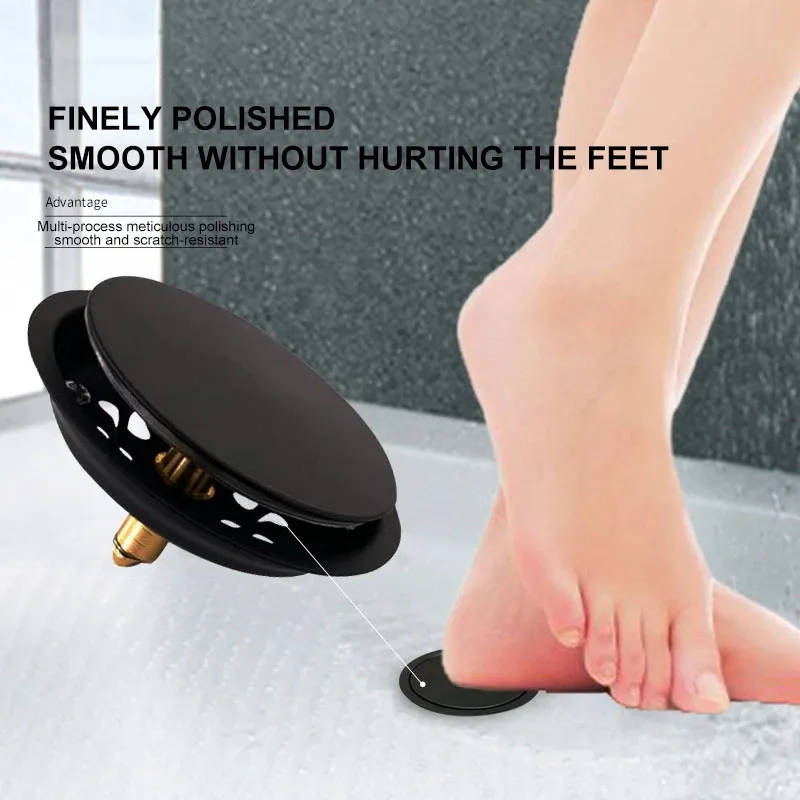 Black Drains Pop Up Foot Floor Drain Bathroom Shower Waste Grates Strainer Toilet Balcony Water Bathroom Drains
Black Drains Pop Up Foot Floor Drain Bathroom Shower Waste Grates Strainer Toilet Balcony Water Bathroom Drains
