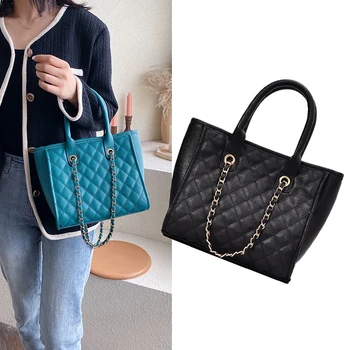 RoyaDong Brand Women's Handbags Luxury Pu Leather Chains Big Tote Bags For Women 2019 New Shoulder Bag Lady Female Handbag Desig 
RoyaDong Brand Women's Handbags Luxury Pu Leather Chains Big Tote Bags For Women 2019 New Shoulder Bag Lady Female Handbag Desig