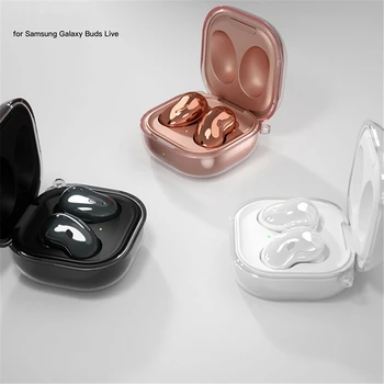 Soft TPU Transparent Case for Samsung Galaxy Buds Live Wireless Bluetooth Earphone Shockproof Headset Cover with Carabiner
Soft TPU Transparent Case for Samsung Galaxy Buds Live Wireless Bluetooth Earphone Shockproof Headset Cover with Carabiner