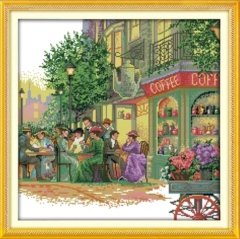 New arrival A Street Cafe DMC Counted Chinese Cross Stitch Kits Printed Stamped Cross-Stitch Set Hand Embroidery Needlework
New arrival A Street Cafe DMC Counted Chinese Cross Stitch Kits Printed Stamped Cross-Stitch Set Hand Embroidery Needlework