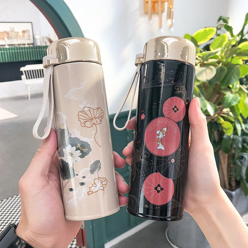 320ML Chinese style pattern Stainless Steel Double Wall Insulated Vacuum Flask Coffee Mug Travel Drink Bottle Office Thermos Cup
320ML Chinese style pattern Stainless Steel Double Wall Insulated Vacuum Flask Coffee Mug Travel Drink Bottle Office Thermos Cup
