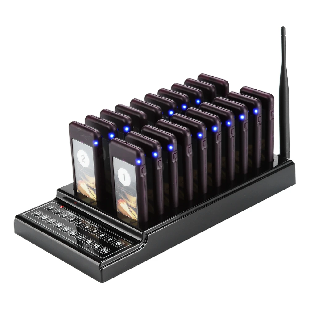 SU-68G Wireless Restaurant Call Pager 20 Channel Wireless Calling System 1 to 20 Wireless Queue Calling Coaster Pager 100-240V
SU-68G Wireless Restaurant Call Pager 20 Channel Wireless Calling System 1 to 20 Wireless Queue Calling Coaster Pager 100-240V