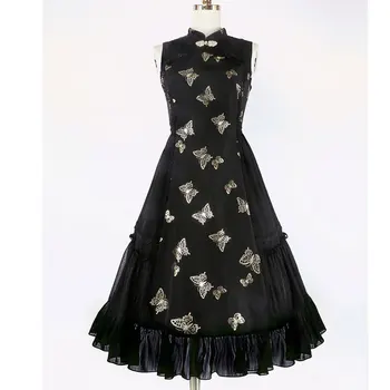 Golden Butterfly ~ Sweet Qi Lolita Dress Traditional Chinese Cheongsam Dress by Mitsuba
Golden Butterfly ~ Sweet Qi Lolita Dress Traditional Chinese Cheongsam Dress by Mitsuba