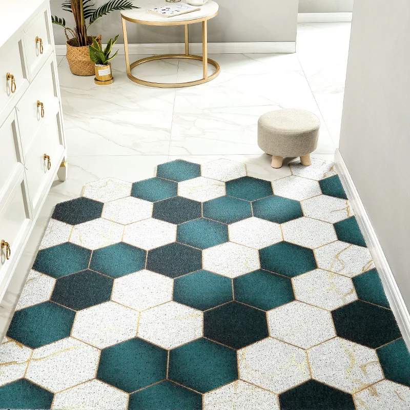 3D geometric pattern Doormat Dust Removal Silk Loop Mat Carpet Anti-Slip Door Mat Carpet Entrance Kitchen Living Room Floor mat
3D geometric pattern Doormat Dust Removal Silk Loop Mat Carpet Anti-Slip Door Mat Carpet Entrance Kitchen Living Room Floor mat