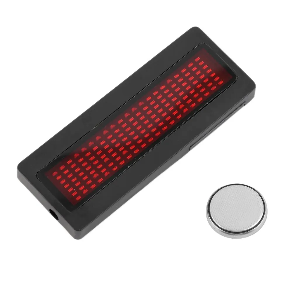 High Quality Hot Red Programmable LED Badge Moving Scrolling Message Tag Sign Display Hot Selling
High Quality Hot Red Programmable LED Badge Moving Scrolling Message Tag Sign Display Hot Selling