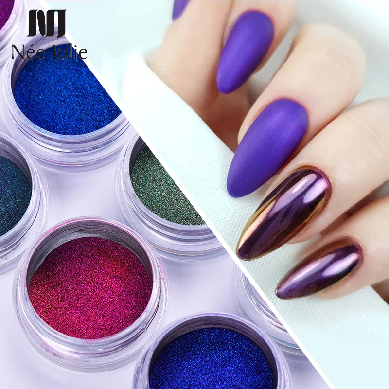 1 Box Chameleon Mirror Nail Glitters Powder Colorful Auroras Effect Nail Art Chrome Pigment Decoration 8 Colors Available
1 Box Chameleon Mirror Nail Glitters Powder Colorful Auroras Effect Nail Art Chrome Pigment Decoration 8 Colors Available