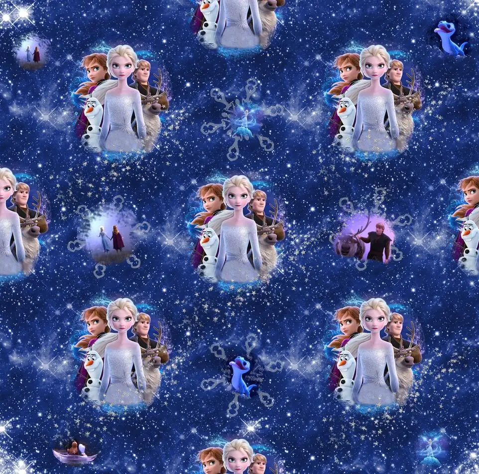 blue Frozen Elsa Anna Princess milk silk fabric Queen sewing on Bed/Sofa/Plane Bedding Throws kids t shirts dress clothes 
blue Frozen Elsa Anna Princess milk silk fabric Queen sewing on Bed/Sofa/Plane Bedding Throws kids t shirts dress clothes