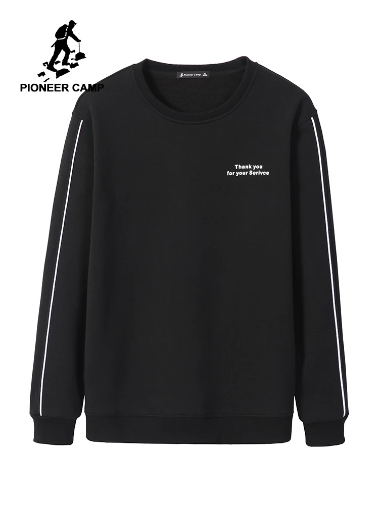 Pioneer Camp 2019 Autumn Hoodies Men Casual Crew Neck Dark Blue Letter Pattern Stripe Fleece Cotton Sweatshirt Male AWY902241
Pioneer Camp 2019 Autumn Hoodies Men Casual Crew Neck Dark Blue Letter Pattern Stripe Fleece Cotton Sweatshirt Male AWY902241