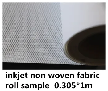 12"*1m roll sample 150g non woven inkjet fabric roll matte surface for background print
12"*1m roll sample 150g non woven inkjet fabric roll matte surface for background print
