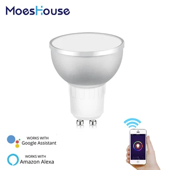 GU10 WiFi Smart LED Light Bulb RGBCW Warm White Daylight Multicolor Work with Alexa Google Home
GU10 WiFi Smart LED Light Bulb RGBCW Warm White Daylight Multicolor Work with Alexa Google Home