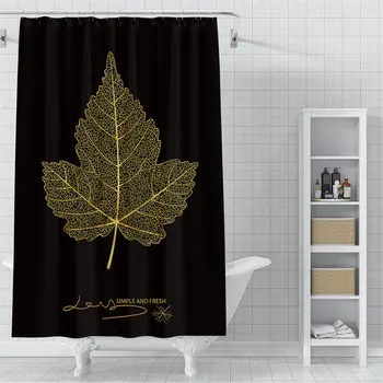 Custom Golden Leaves Waterproof Shower Bath Curtain Printed Bathroom Decor Various Sizes
Custom Golden Leaves Waterproof Shower Bath Curtain Printed Bathroom Decor Various Sizes