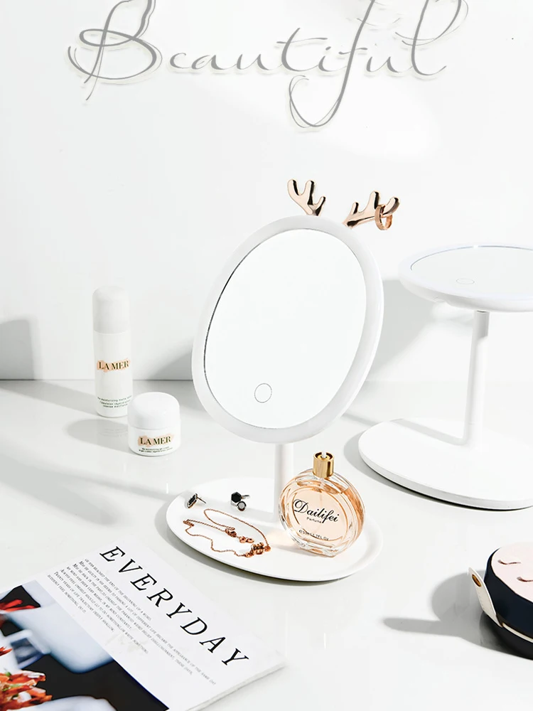 Adjustable LED Makeup Mirror with Light Ladies Makeup Lamp with Storage Desktop Wireless Charging Round Shape Cosmetic Mirrors
Adjustable LED Makeup Mirror with Light Ladies Makeup Lamp with Storage Desktop Wireless Charging Round Shape Cosmetic Mirrors