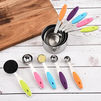 Stainless Steel Measuring Spoon Measuring Cup Set Of Ten With Graduated Coffee Flavoring Measuring Spoon Roasting Tool
Stainless Steel Measuring Spoon Measuring Cup Set Of Ten With Graduated Coffee Flavoring Measuring Spoon Roasting Tool