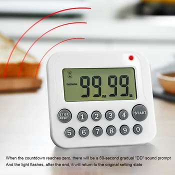 LCD Digital Kitchen Timer For Cooking Baking Sports Games Portable Count Down/Count Up Timer Mini Loud Alarm Timer Clock#1
LCD Digital Kitchen Timer For Cooking Baking Sports Games Portable Count Down/Count Up Timer Mini Loud Alarm Timer Clock#1