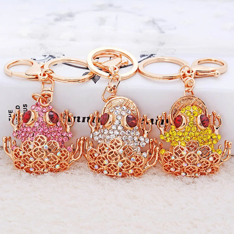 Handiwork Set with Diamond Toads Implied Meaning of Wealth Pendant Creative Novelty Bags Ornaments Car Ornaments Key Chain
Handiwork Set with Diamond Toads Implied Meaning of Wealth Pendant Creative Novelty Bags Ornaments Car Ornaments Key Chain