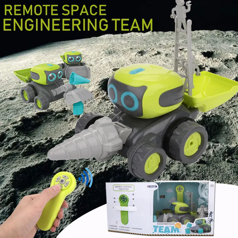 Mini RC Space Car Baby Toy Racing Game RC Vehicle Kids Off-Road Electric Toys Gift Space Engineering Team High Speed Truck
Mini RC Space Car Baby Toy Racing Game RC Vehicle Kids Off-Road Electric Toys Gift Space Engineering Team High Speed Truck