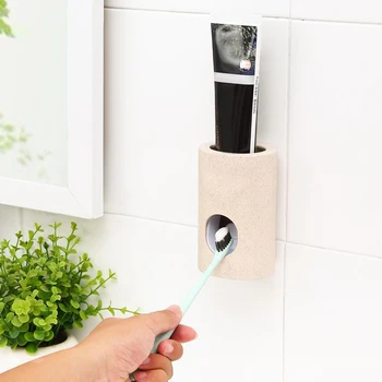 Toothpaste Squeezers Automatic Toothpaste Dispenser Tooth Dust-proof Toothbrush Holder Wall Mount Stand Bathroom Accessories Set
Toothpaste Squeezers Automatic Toothpaste Dispenser Tooth Dust-proof Toothbrush Holder Wall Mount Stand Bathroom Accessories Set