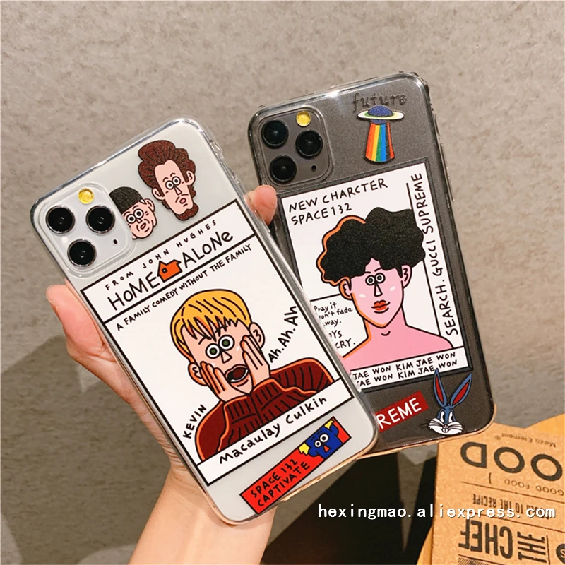 Забавный милый ленивый чехол для телефона iphone 11 6S 6 7 8 Plus XR XSMAX ультратонкий мягкий ТПУ прозрачный задняя