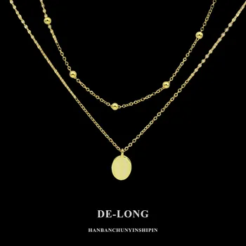 chic personality double-layer bamboo joint & disc coin pendant necklace s925 pure silver clavicle collarbone chocker necklace
chic personality double-layer bamboo joint & disc coin pendant necklace s925 pure silver clavicle collarbone chocker necklace