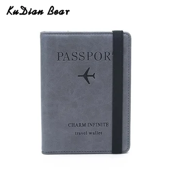 KUDIAN BEAR Travel Passport Cover Women Men ID Card Holder Wallet Rifid Passport Case With Elastic Band PU Leather BIH215 PM49
KUDIAN BEAR Travel Passport Cover Women Men ID Card Holder Wallet Rifid Passport Case With Elastic Band PU Leather BIH215 PM49