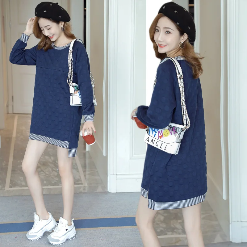 2019 Autumn And Winter New Style Hoodie Mid-length-Base Crew Neck Loose-Fit Casual Pregnant Women Postpartum Maternal Nursing Dr
2019 Autumn And Winter New Style Hoodie Mid-length-Base Crew Neck Loose-Fit Casual Pregnant Women Postpartum Maternal Nursing Dr