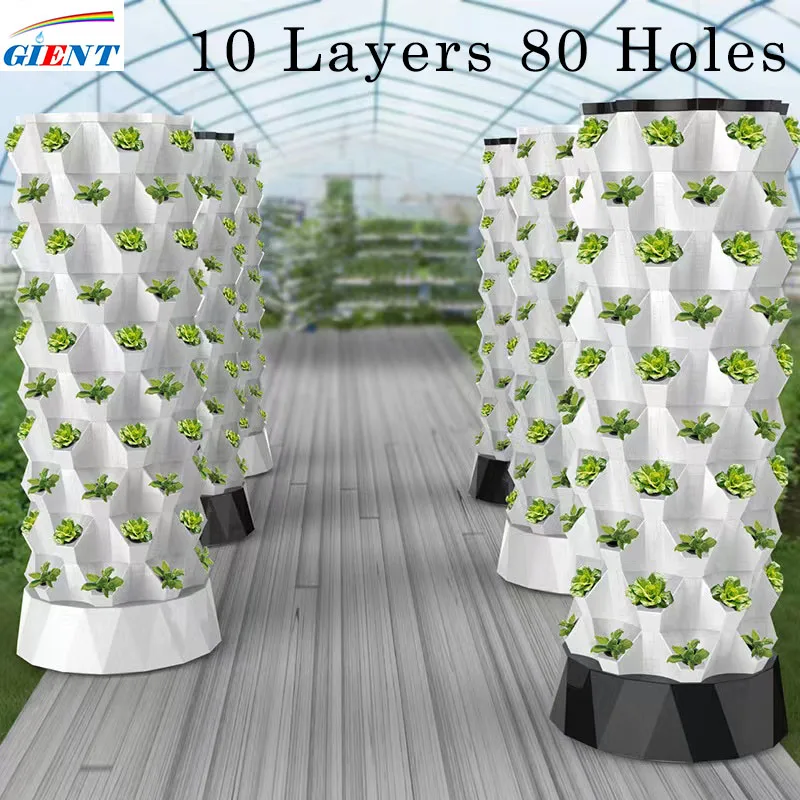 10 Layers 80 Plants Site Vertical Hydroponic Growth System Soilless Culture Equipment With Pump And Accessories
10 Layers 80 Plants Site Vertical Hydroponic Growth System Soilless Culture Equipment With Pump And Accessories